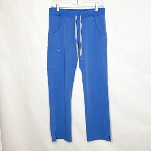 Figs Women's Blue Technical Collection Cargo Scrub Pants (S)